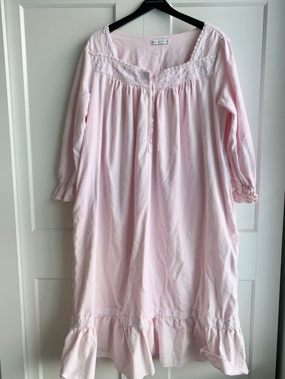 Eileen West Pale Pink Heavy Weight Nightgown Size XL